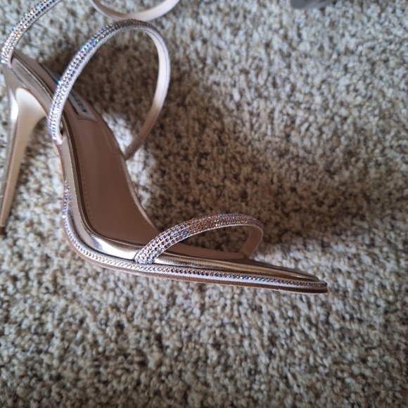 Steve Madden Exotica Blush Stiletto Sz 8 - Picture 13 of 15
